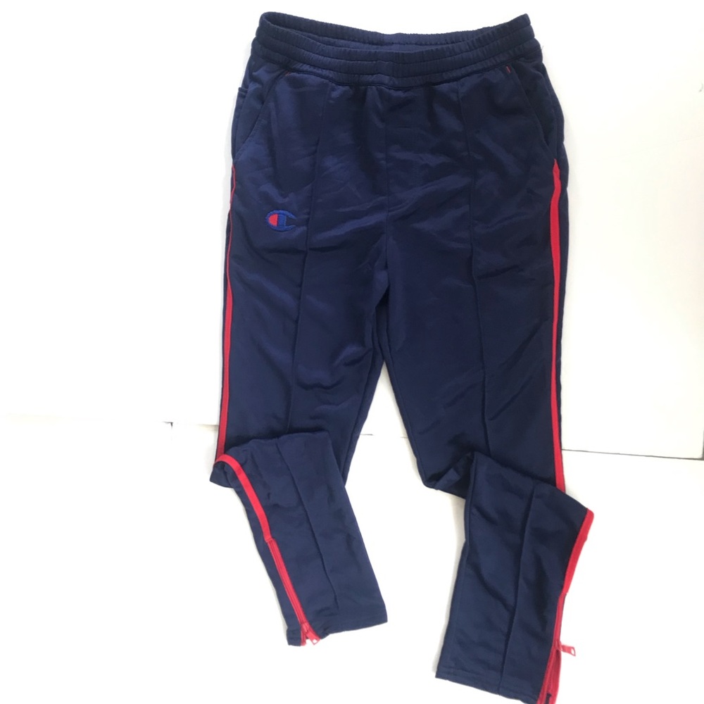 Vintage Champion Large Logo Track Pants View 3